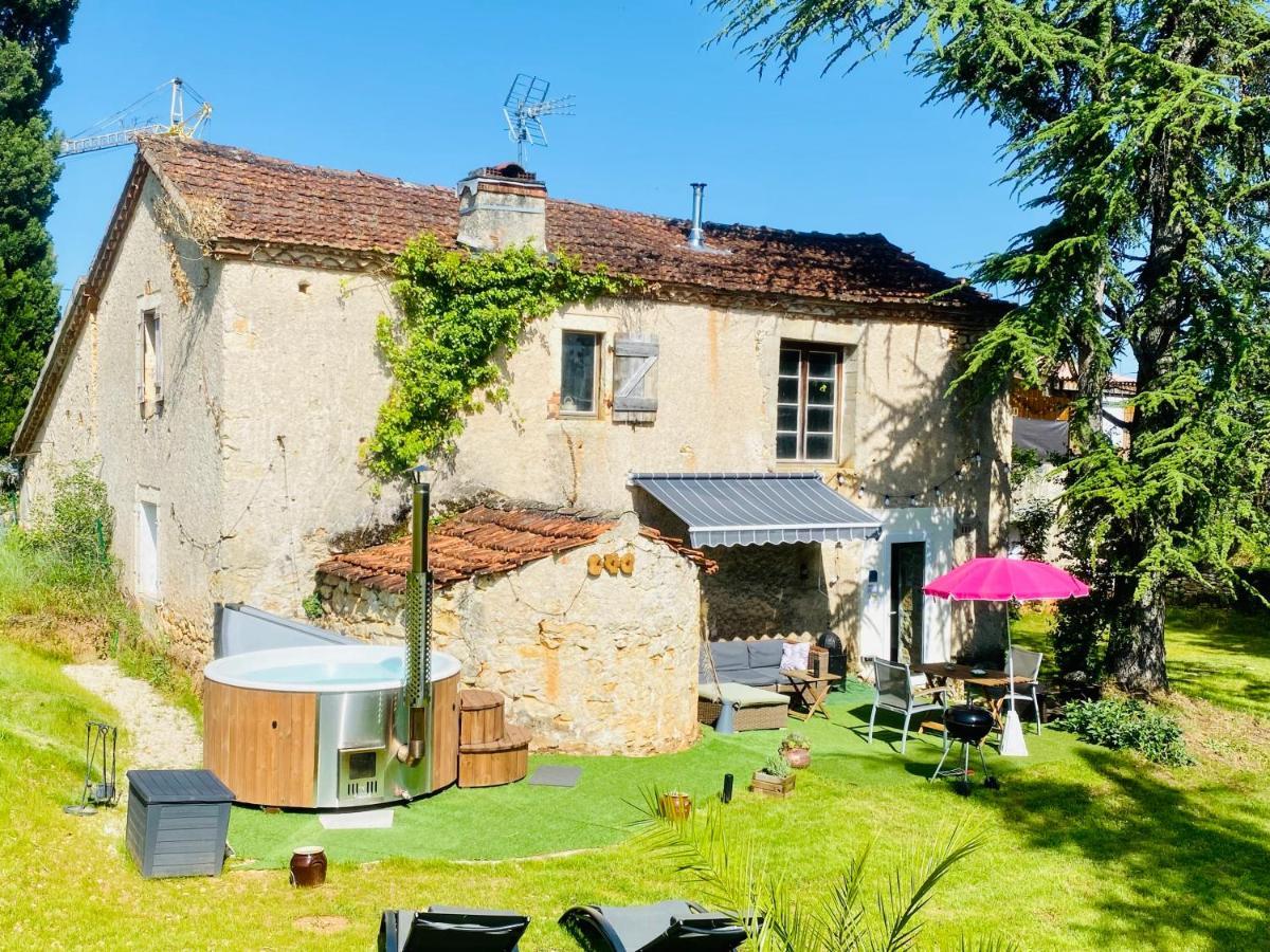 Gite De Charme Bain Nordique & Vieilles Pierre Classe 3 Etoiles Le Prestadou Arcambal Bagian luar foto